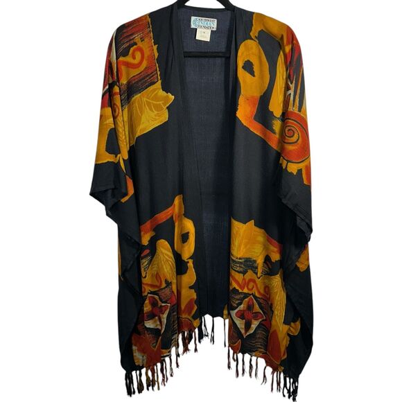 Southwest Indian Foundation 3 Piece Set Women 1X Native American Lagenlook Artsy - Picture 5 of 16